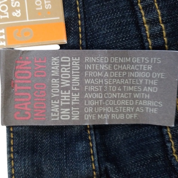 Mossimo Supply Co. Women's Lowest Waist Straight Bootcut Jeans Size 11 Short NEW - Picture 11 of 12